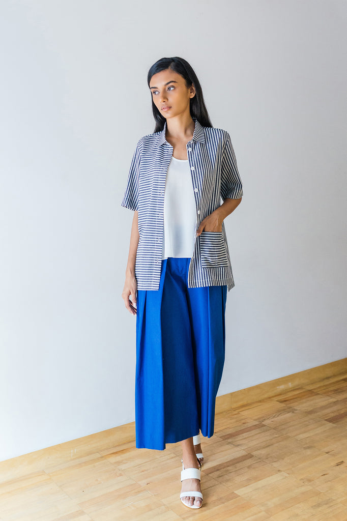 Relaxed Button Front Shirt