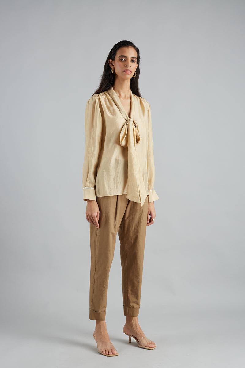 Silk Tie Neck Blouse Anomaly – ANOMALY1