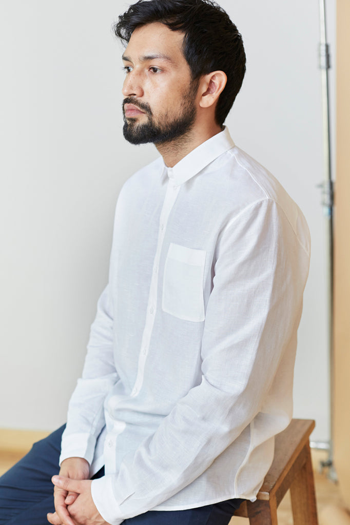 Tailored Point Collar Shirt