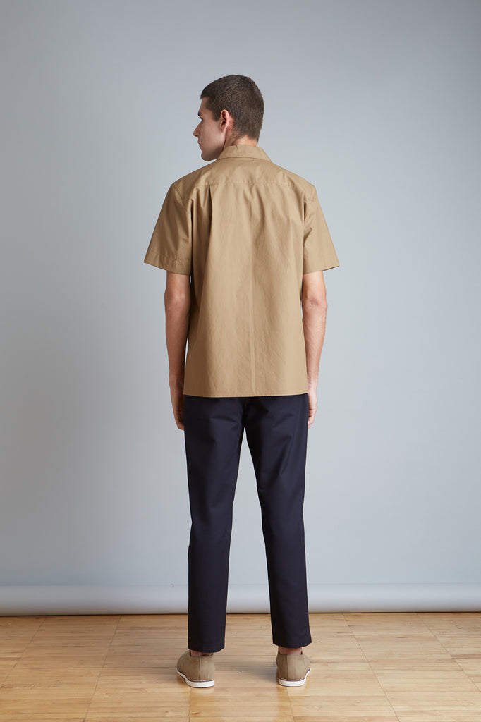 Cotton Camp Collar Shirt