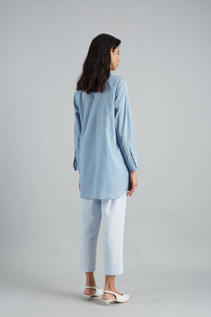 Relaxed Cotton Kurta Shirt