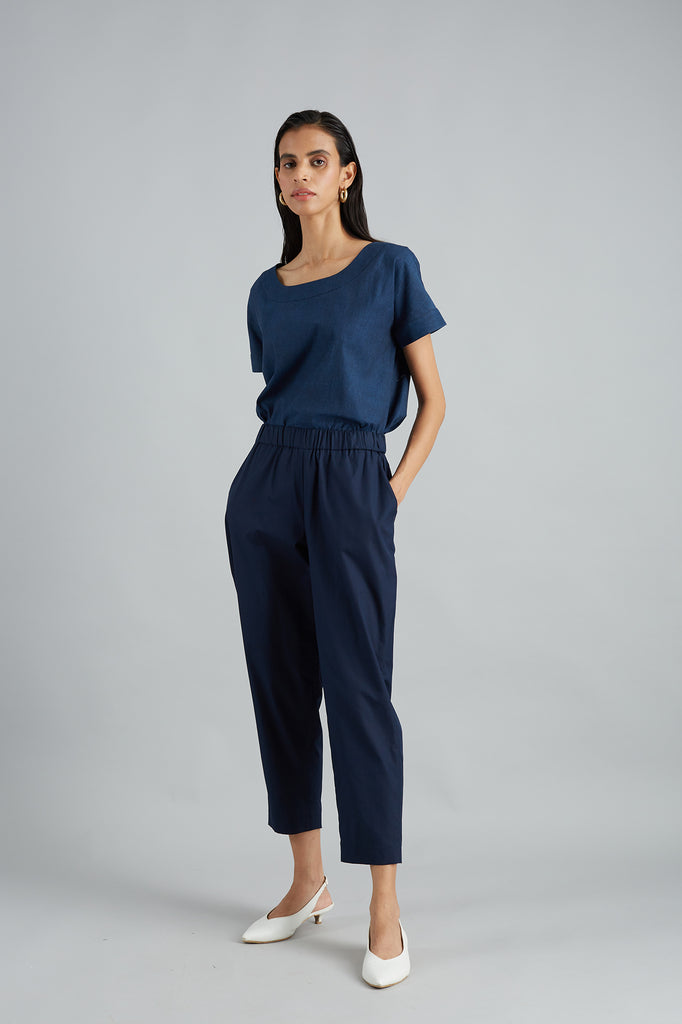 Pull On Straight Leg Pant