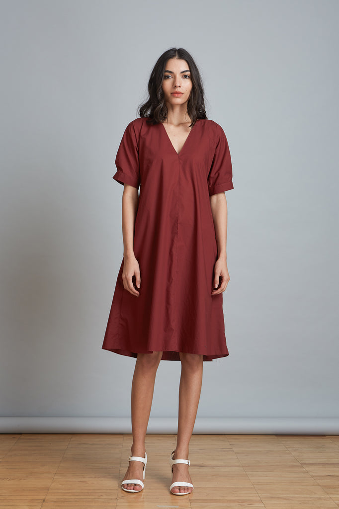 Flared Cotton Dress