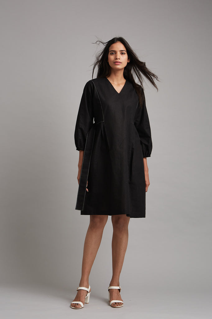 Relaxed Cotton Linen Dress