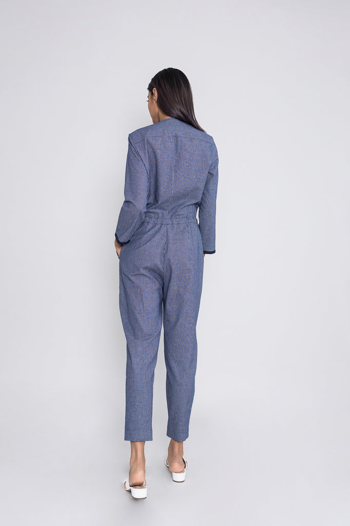 Relaxed Drawstring Jumpsuit