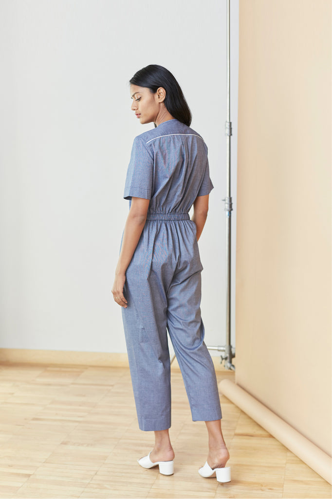 Modern Belted Jumpsuit