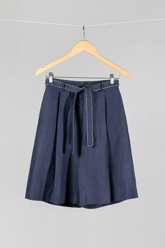 Relaxed Pleat Front Shorts