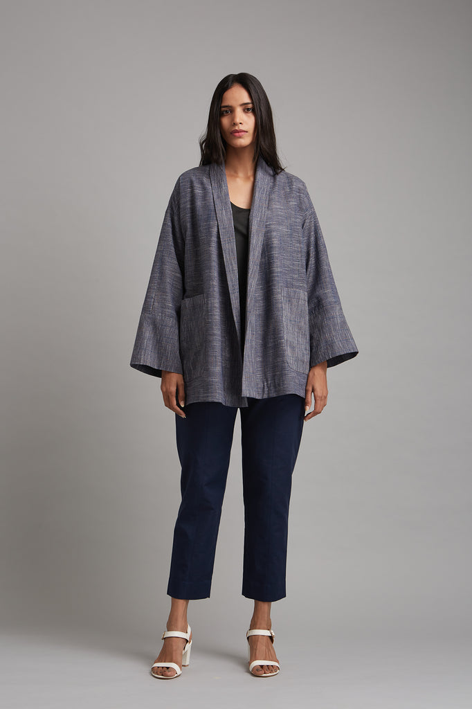 Handwoven Cotton Kimono Jacket