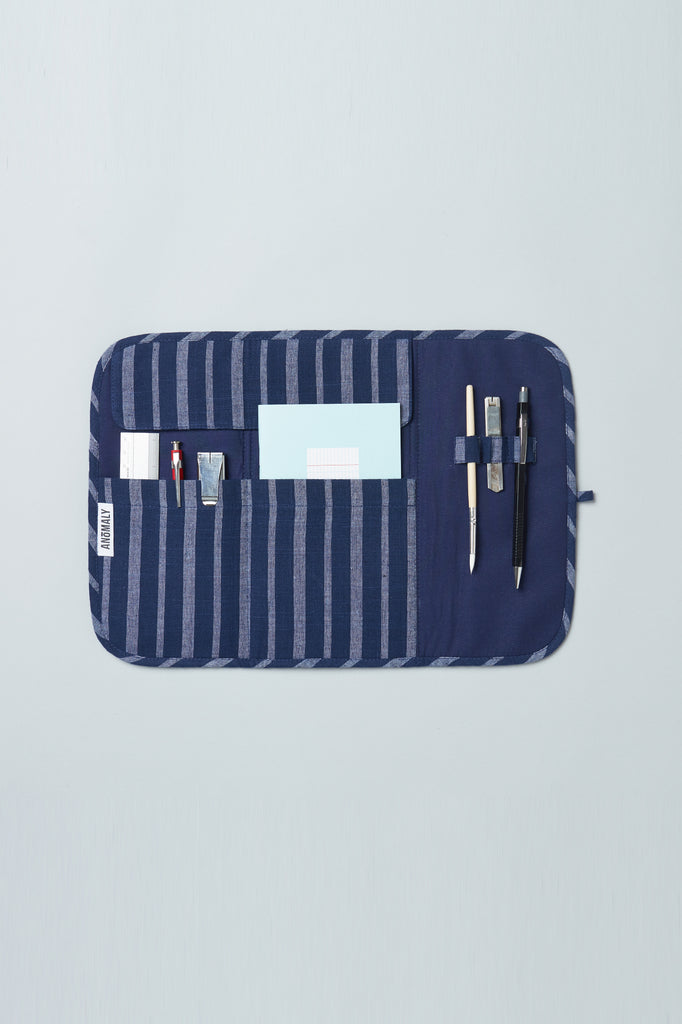 Utility Pouch - Navy Stripe