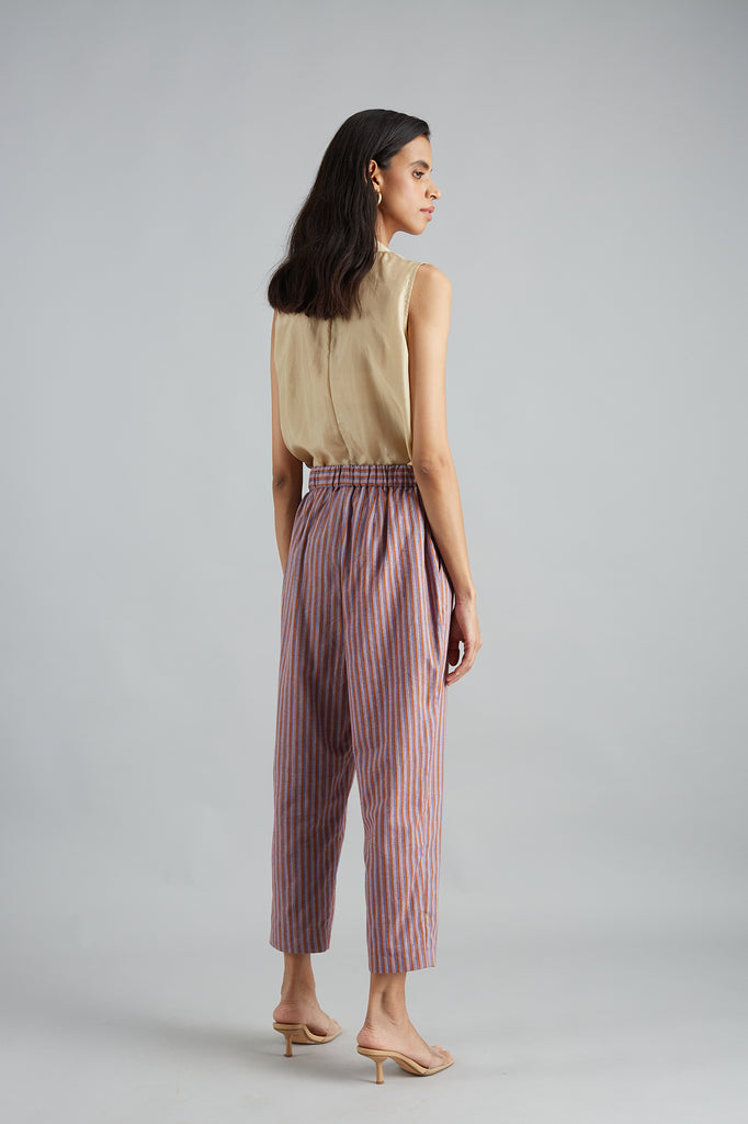 Striped Straight Leg Pant